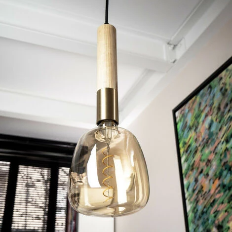 XANLITE - Ampoule LED Déco MUG Au Verre Ambré, Culot E27, 4W Cons. (30W Eq.), 323 Lumens, Lumière Blanc Chaud - RFDE400M150A â Image 2