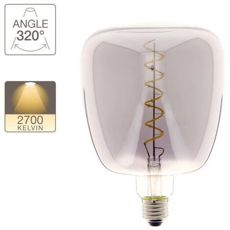 XANLITE - Ampoule LED Déco MUG Au Verre Fumé, Culot E27, 4W Cons., 200 Lumens, Lumière Blanc Chaud - RFDE400M150F â Image 4