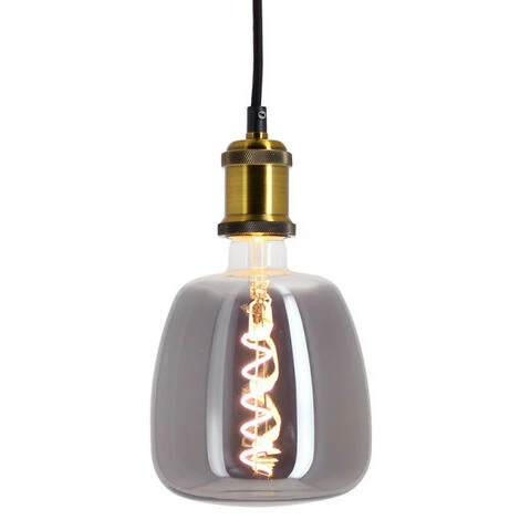 XANLITE - Ampoule LED Déco MUG Au Verre Fumé, Culot E27, 4W Cons., 200 Lumens, Lumière Blanc Chaud - RFDE400M150F â Image 5