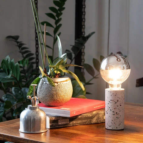 XANLITE - Ampoule LED G95 Silver, Culot E27, 8W Cons. (60W Eq.), 350 Lumens, Lumière Blanc Chaud - RFDE850B95TS â Image 3