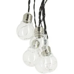 XANLITE - Guirlande LED RVB, X10 Ampoules, 5m Extensible, Transfo Inclus - GRL5PRVBT