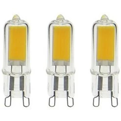 XANLITE - Pack De 3 Ampoules RetroLED Caspule, Culot G9, 2,6W Cons. (20W Eq.), 200 Lumens, Lumière Blanc Neutre - PACK3ALG9200CW