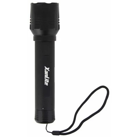 Xanlite - Lampe Torche LED Métallique, X3 Modes D'Eclairage, 1500 Lumens, Piles Incluses - TO1500L