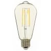 XANLITE - Ampoule à Filament LED Edison, Culot E27, 8W Cons. (75W Eq.), 1055 Lumens, Lumière Blanc Neutre - RFE1055STCW