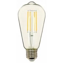 XANLITE - Ampoule à Filament LED Edison, Culot E27, 8W Cons. (75W Eq.), 1055 Lumens, Lumière Blanc Neutre - RFE1055STCW