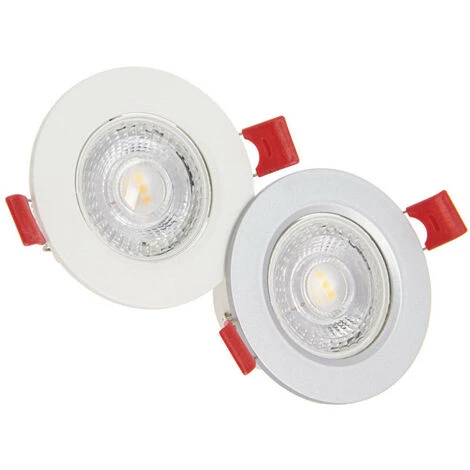 XANLITE - Lot De 3 Spots Encastrable LED Intégrés - Orientable - Cons. 4.5W (eq. 50W) - 345 Lumens - Blanc Chaud - PACK3SEL345 – Image 5