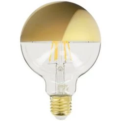Xanlite - Ampoule LED G95 Gold, Culot E27, 8W Cons. (62W Eq.), 360 Lumens, Lumière Blanc Chaud - RFDE850B95TG