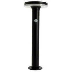 Xanlite - Borne LED Solaire, X2 Détecteurs (Crépusculaire / Mouvement ), 400 Lumens - SO1711