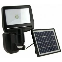 XANLITE - Projecteur Mural LED Solaire, Détecteur De Mouvement Inclus, 850 Lumens - PRS900D