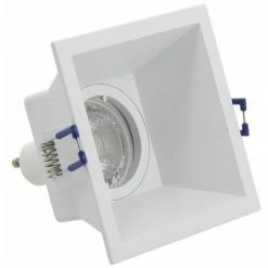 XANLITE - Spot GU10 50W 2700K Carré Profond Blanc IP20 - SP50CPB
