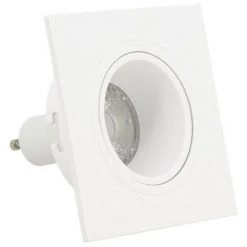 XANLITE - Spot GU10 50W 2700K Carré Orientable Blanc IP20 - SP50CAB