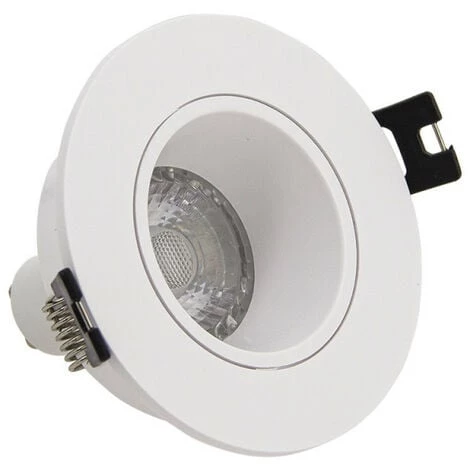Xanlite - Spot GU10 50W 2700K Rond Orientable Blanc IP20 - SP50RAB