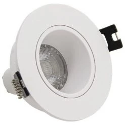 XANLITE - Lot 3 Spots GU10 50W 2700K Rond Orientable Blanc IP20 - PACK3SP50RAB