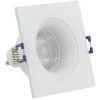 XANLITE - Spot GU10 50W 4000K Carré Blanc IP44 - SP50CIP44BCW