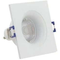 XANLITE - Spot GU10 50W 4000K Carré Blanc IP44 - SP50CIP44BCW