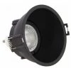 Xanlite - Spot GU10 50W 2700K Rond Profond Noir IP20 - SP50RPN