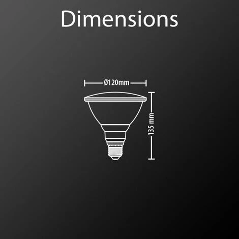 XANLITE - Ampoule LED PAR38, Culot E27, 15W Cons. (135W Eq.), Lumière Blanc Neutre - ALPAR38 â Image 4