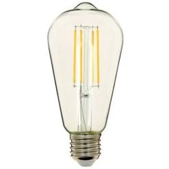 Xanlite - Ampoule à Filament LED Edison, Culot E27, 8W Cons. (75W Eq.), Lumière Blanc Chaud - RFE1055ST