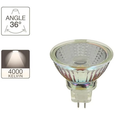 XANLITE - Ampoule LED Spot, Culot GU5.3, 5,5W Cons. (35W Eq.), Lumière Blanc Neutre - VM35SCW â Image 5