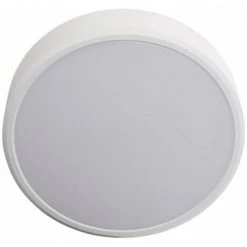 XANLITE - Plafonnier LED Rond - Double Fixation - Cons. 18W - 2200 Lumens - Blanc Neutre - KSDOP1400RCW