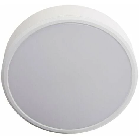 XANLITE - Plafonnier LED Rond - Double Fixation - Cons. 18W - 2200 Lumens - Blanc Neutre - KSDOP1400RCW