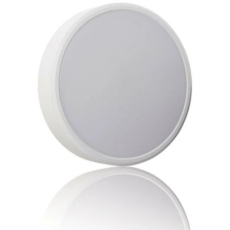 XANLITE - Plafonnier LED Rond - Double Fixation - Cons. 18W - 2200 Lumens - Blanc Neutre - KSDOP1400RCW â Image 5