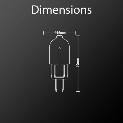 XANLITE - Ampoule LED Capsule, Culot G4, 2W Cons. (180 Lumens.), Lumière Blanc Chaud - ALG4160 â Image 3