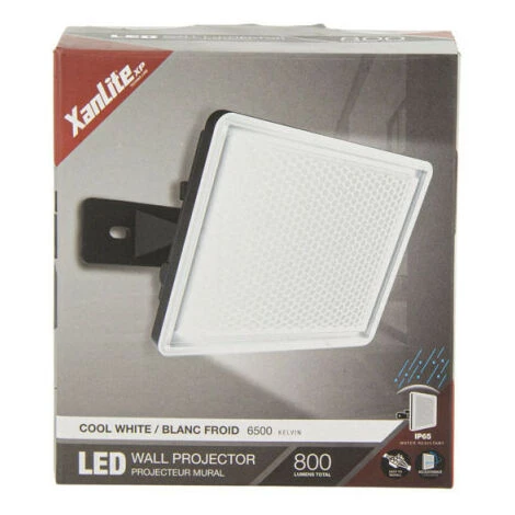 XANLITE - Projecteur LED Mural Noir, 10 W, 800 Lumens - PR10WM – Image 5