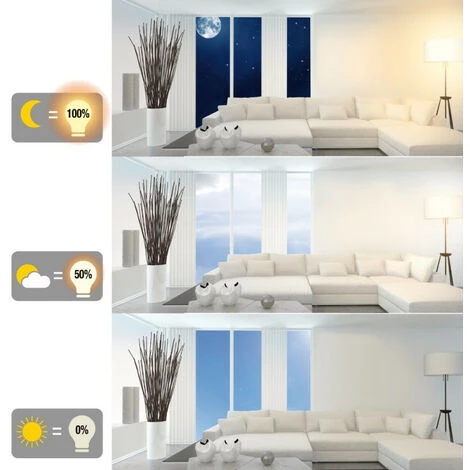 XANLITE - Ampoule LED Spot, Culot GU10, 5W Cons. (50W Eq.), Intensité Lumineuse Automatique - SG50ASD â Image 2