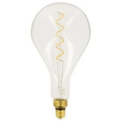 XANLITE - Ampoule LED Giant Poire / Vintage, Culot E27, 4W Cons. (30W Eq.), 323 Lumens, Lumière Blanc Chaud - RFDGE280GS