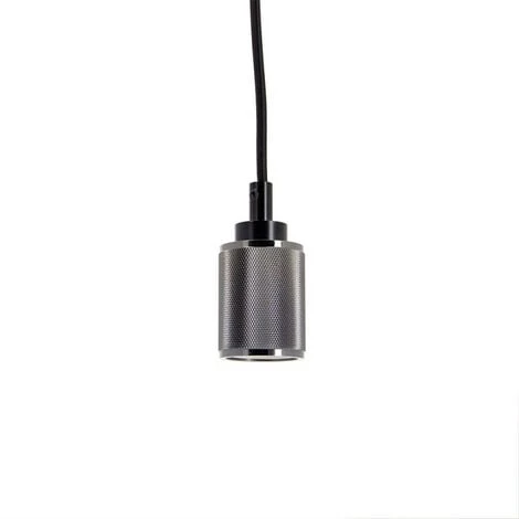 Xanlite - Suspension à Douille En Aluminium, Finition Pointes De Diamant Argentées, Culot E27 - SDV03EB