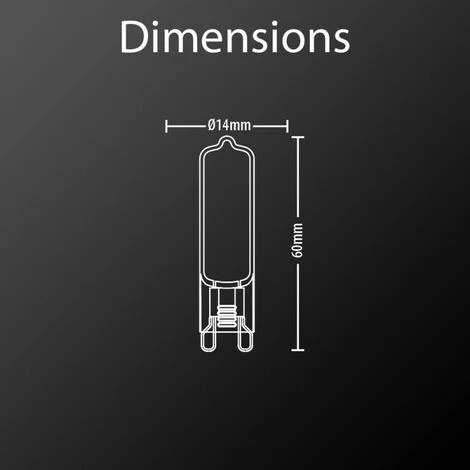 XANLITE - Ampoule RetroLED, Culot G9, 3,7W Cons. (420 Lumens), Lumière Blanche Chaud - ALG9400 â Image 3