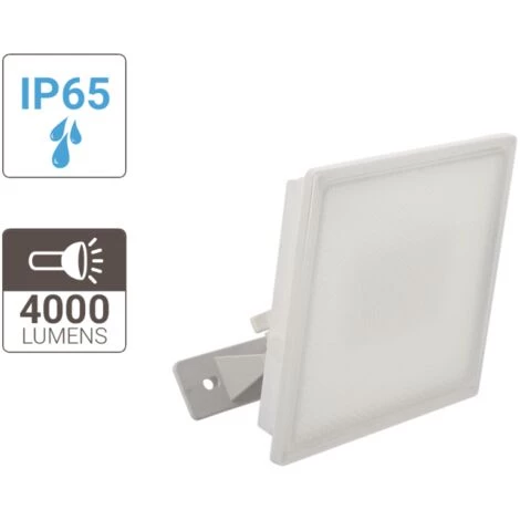 XANLITE - Projecteur LED Mural Blanc, 50 W, 4000 Lumens - PR50WMB â Image 2