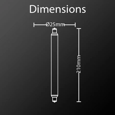 XANLITE - Tube LED S15, 3W .cons (28W .eq), Lumière Blanche Chaude - S15LED300 – Image 4