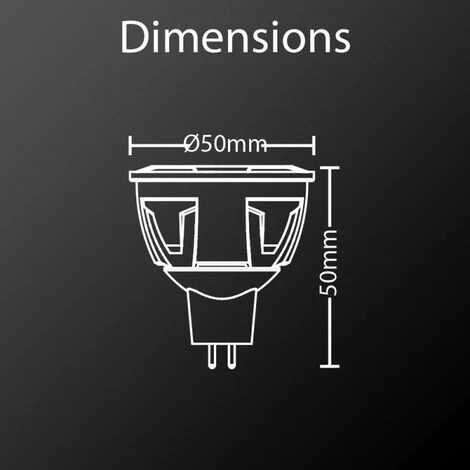XANLITE - Ampoule LED Spot, Culot GU5.3, 7W Cons. (50W éq.), Angle Focalisé, Lumière Blanche Neutre - VM50SCW â Image 5