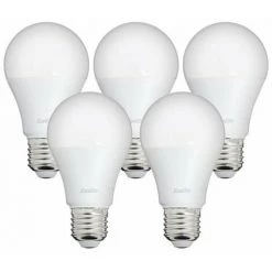 XANLITE - Lot X5 Ampoules LED Standard, Culot E27, Cons. 9W, Eq. 60W, Blanc Chaud - PACK5EE806G