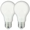 XANLITE - Lot X2 Ampoules à Filament LED EDF, Standard, Opaque, Culot E27, Conso 8W Eq. 75W, Blanc Chaud - PACK2RFE1055GOEDF