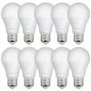XANLITE - Lot De 10 Ampoules LED A60, Culot E27, 9W Cons. (60W Eq.), Lumière Blanc Chaud - PACK10EE806G