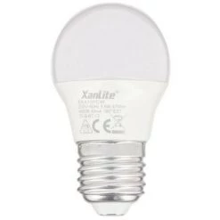 XANLITE - Ampoule LED P45, Culot E27, 5,3W Cons. (40W Eq.), Lumière Blanc Neutre - EE470PCW