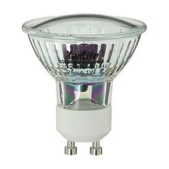 XANLITE - Ampoule LED Spot, Culot GU10, 1W Cons. (N.C Eq.), Lumière Lumière Verte - MG18V