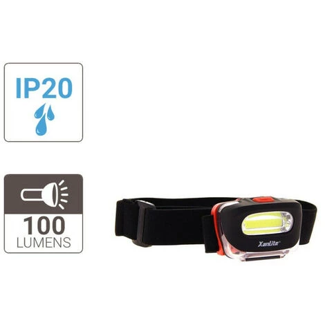 XANLITE - Lampe Frontale LED, X2 Modes D'Eclairage, 100 Lumens, Piles Incluses - FR100 â Image 2