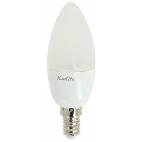 XANLITE - Ampoule LED Flamme, Culot E14, 6W Cons. (40W Eq.), CCT Température De Lumière Variable 2700k - 6000k - SV40FCCT