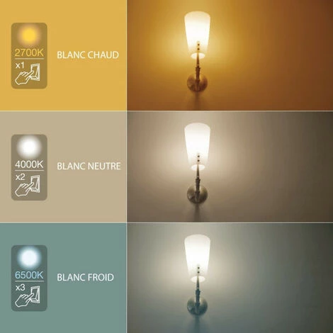 XANLITE - Ampoule LED Flamme, Culot E14, 6W Cons. (40W Eq.), CCT Température De Lumière Variable 2700k - 6000k - SV40FCCT â Image 2