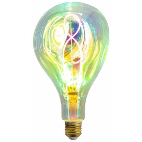 XANLITE - Ampoule Unicorn, Filament LED, Effet Arc En Ciel, Culot E27 - RFDE240V02UNIC