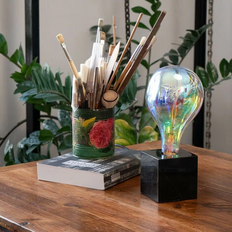 XANLITE - Ampoule Unicorn, Filament LED, Effet Arc En Ciel, Culot E27 - RFDE240V02UNIC – Image 3