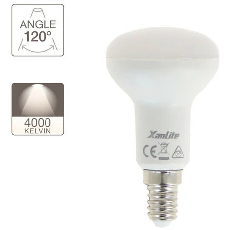 XANLITE - Ampoule LED R50 Réflecteur, Culot E14, Conso 5,6W, Eq. 40W, Blanc Neutre - ALR50CW â Image 3