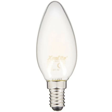 XANLITE - Ampoule LED Filament B35, Culot E14, 6,5W Cons. (60W Eq.), 4000K Blanc Neutre - RFV806FOCW