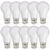 XANLITE - Lot De 10 Ampoules LED A60, Culot B22, 10W Cons. (60W Eq.), Lumière Blanc Chaud - PACK10EB806G
