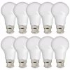 XANLITE - Lot De 10 Ampoules LED A60, Culot B22, 10W Cons. (60W Eq.), Lumière Blanc Neutre - PACK10EB806GCW