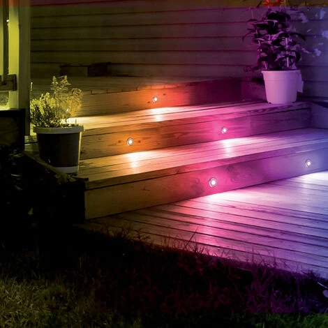 XANLITE - Lot De 6 Spots 12V RVB + Blanc IP67 Inox 304 - SPTK6RRGBW â Image 2